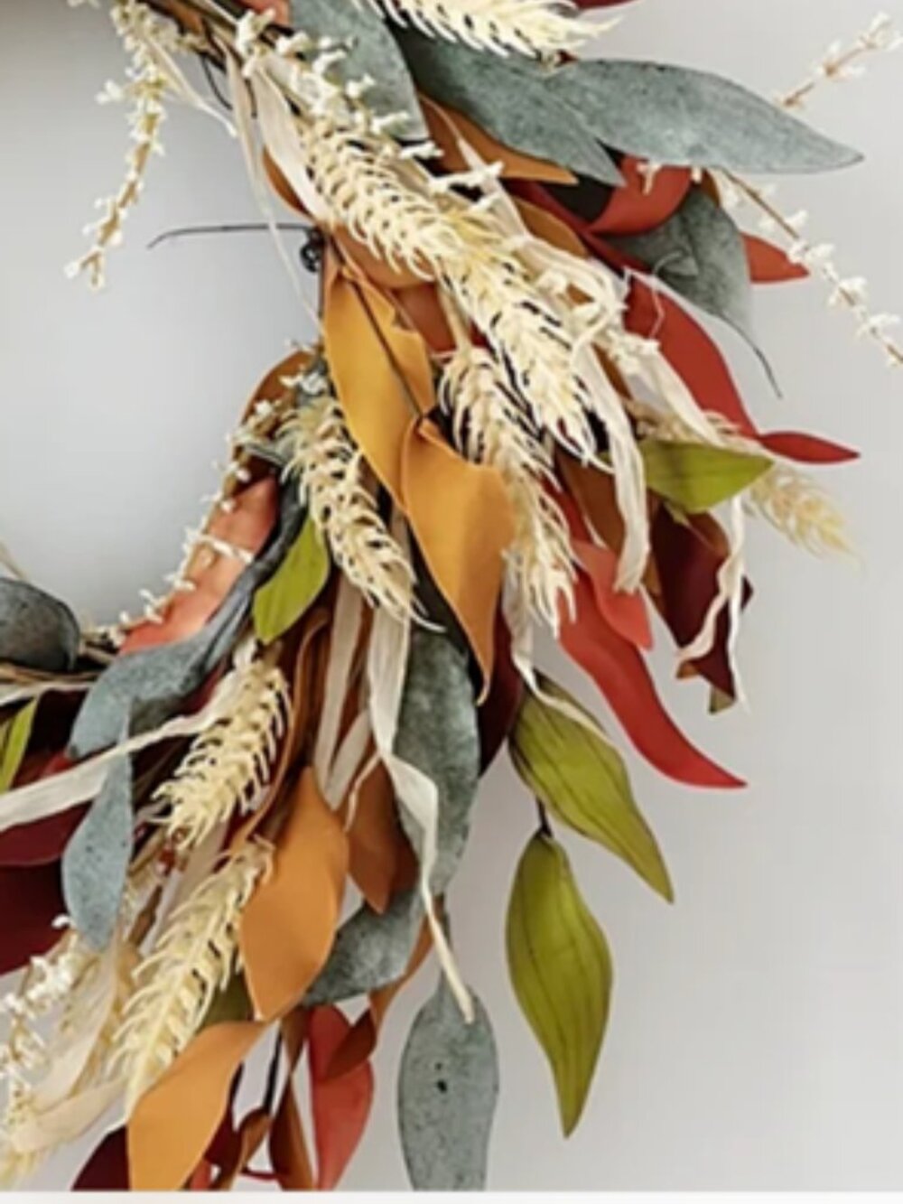 NWT Multi Color Fall Wreath - Picture 3 of 8